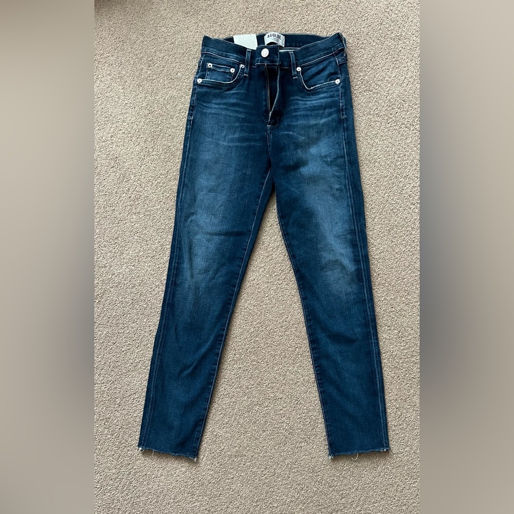 AGOLDE Sophie High Rise Skinny Crop SIZE 28.  Inseam 26”NWT